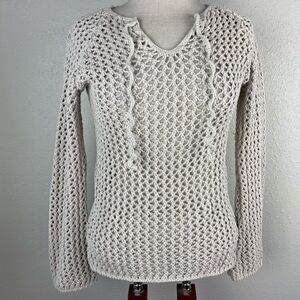 Xhilaration Loose Knit Pullover Size L EUC